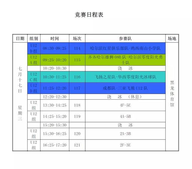 冰球决赛什么时候，冰球赛程
