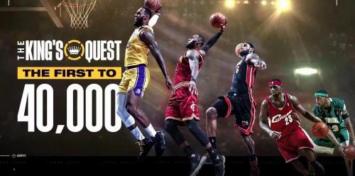 NBA历史得分王之争，勒布朗詹姆斯如何领跑榜单？